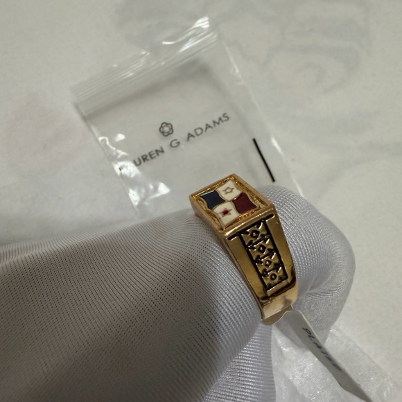 LAUREN G ADAMS STATEMENT RING SZ 10 - Picture 7 of 11